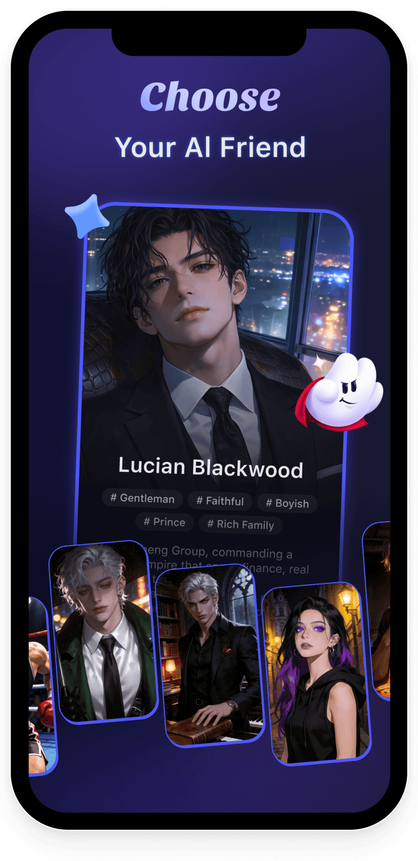 A Vast Universe of AI Characters